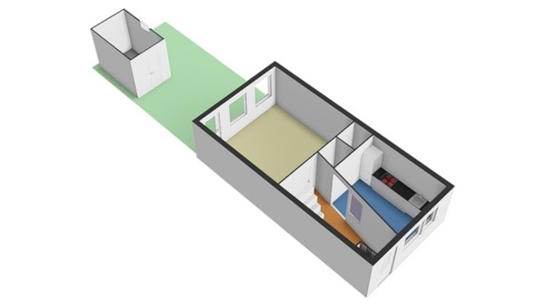 Floorplan - Blokmakersstraat 103, 3025 NC Rotterdam